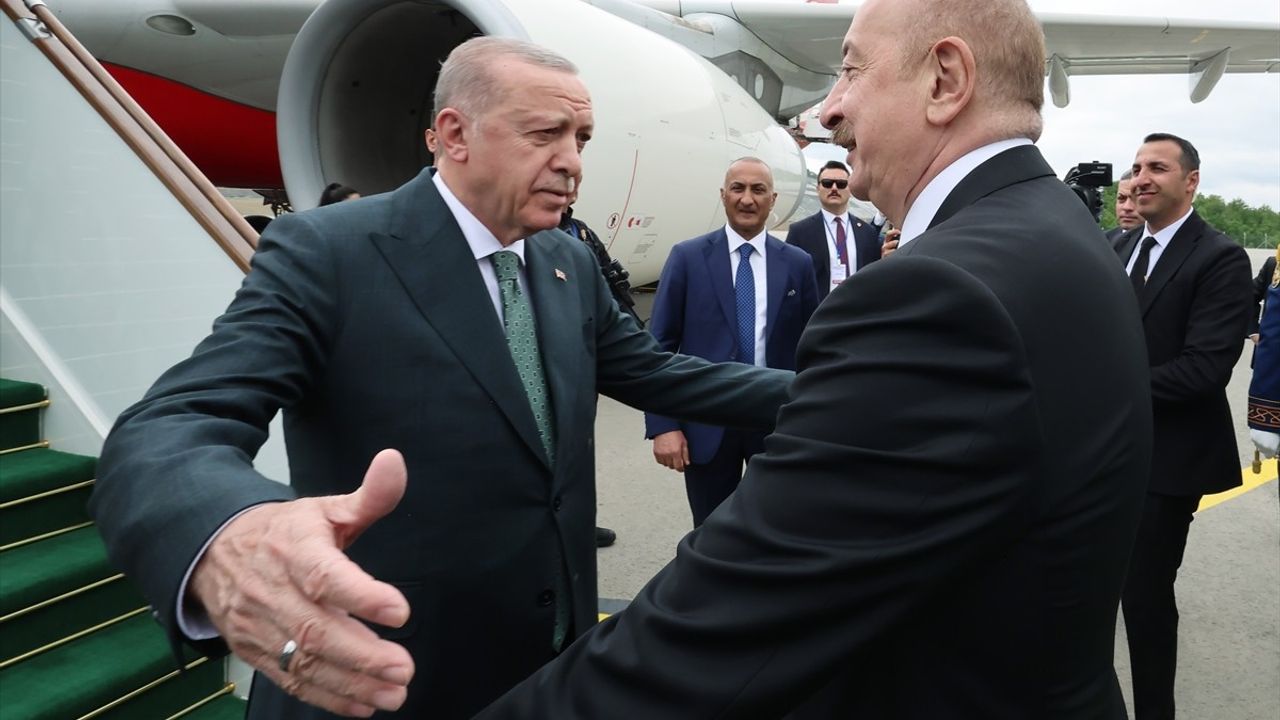 Cumhurbaşkanı Erdoğan Azerbaycan'da