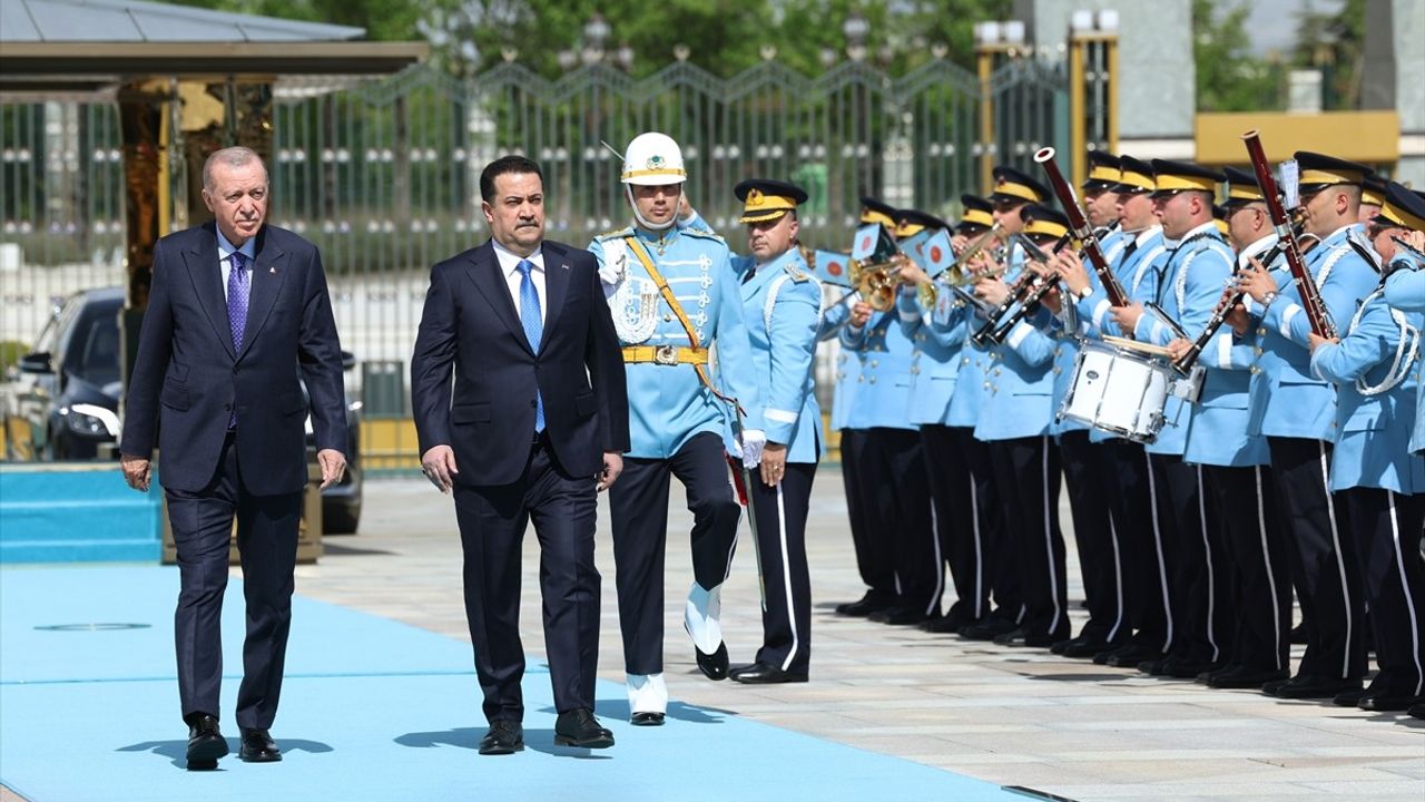 Cumhurbaşkanı Erdoğan, Irak Başbakanı Sudani'yi Resmi Törenle Ağırladı