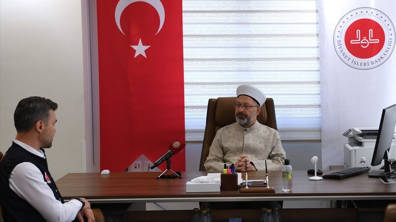 Diyanet İşleri Başkanı Ali Erbaş Medine'de Hac Hizmetlerini İnceledi