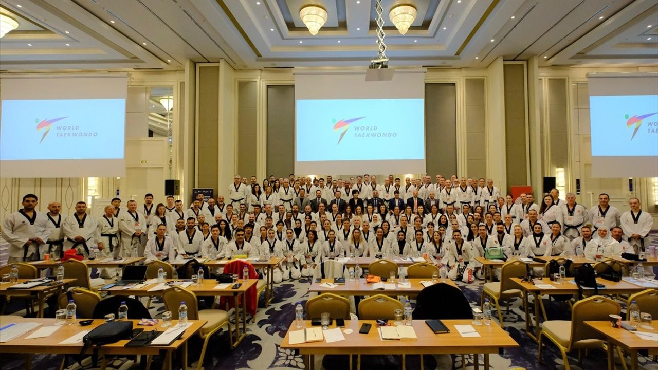 Dünya Tekvando Federasyonu Semineri İstanbul'da Başladı