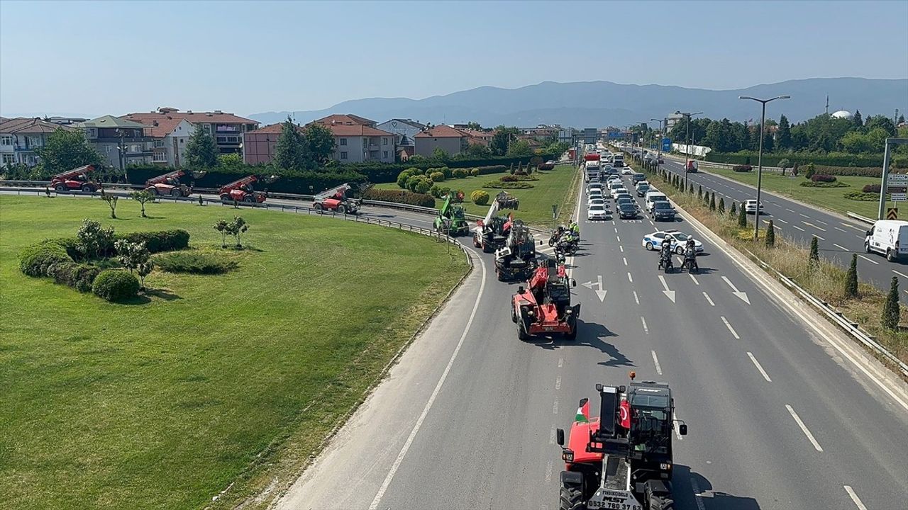 Düzce'den Filistin'e Destek Konvoyu