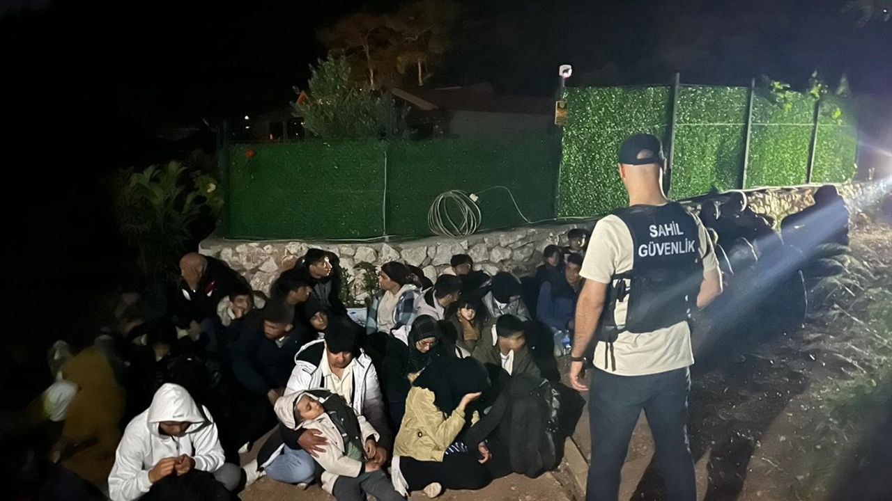 Fethiye'de Düzensiz Göçmen Operasyonu