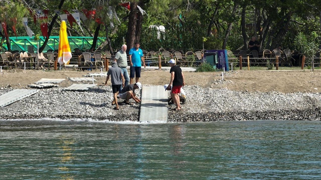 Fethiye'de Engellilere Yönelik Plaj Düzenlemesi