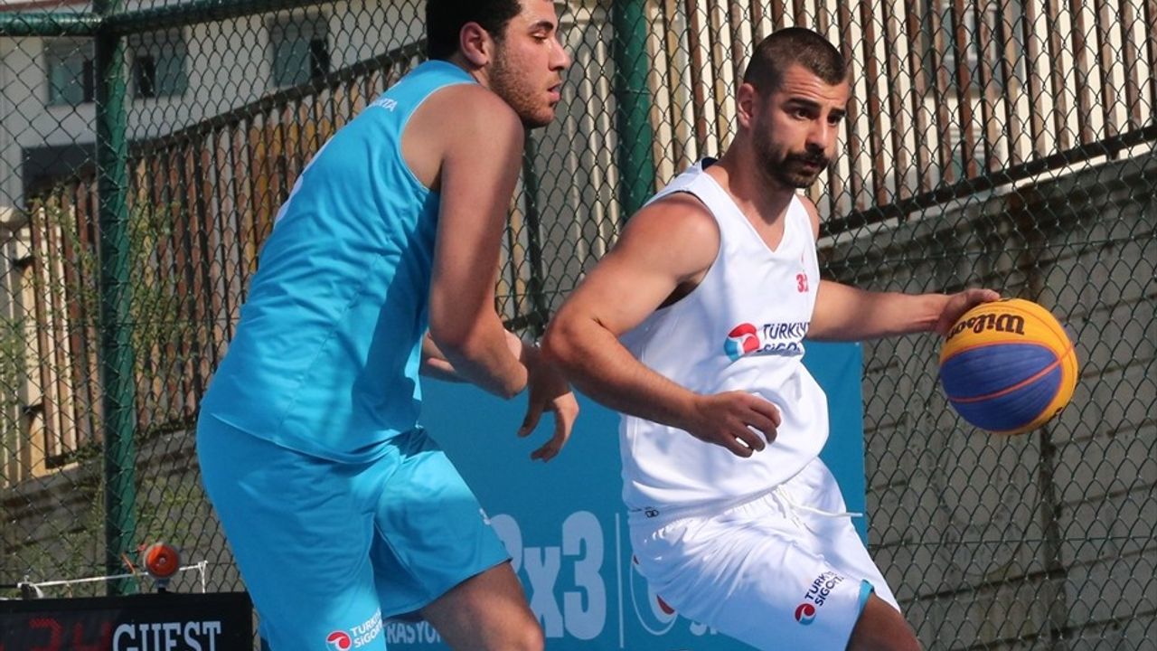 Hatay'da Türkiye Sigorta 3x3 Basketbol Turnuvası Heyecanı
