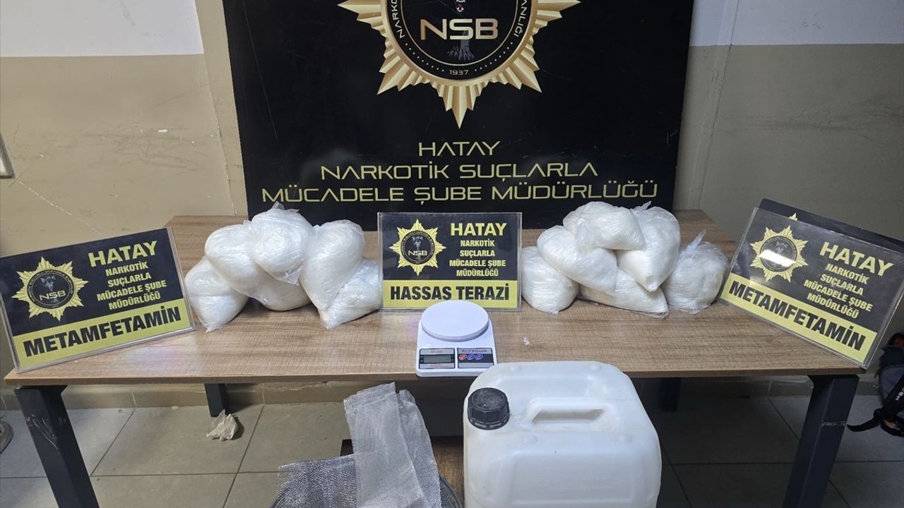 Hatay'da Uyuşturucu Operasyonu: 11 Kilo Sentetik Madde Ele Geçirildi