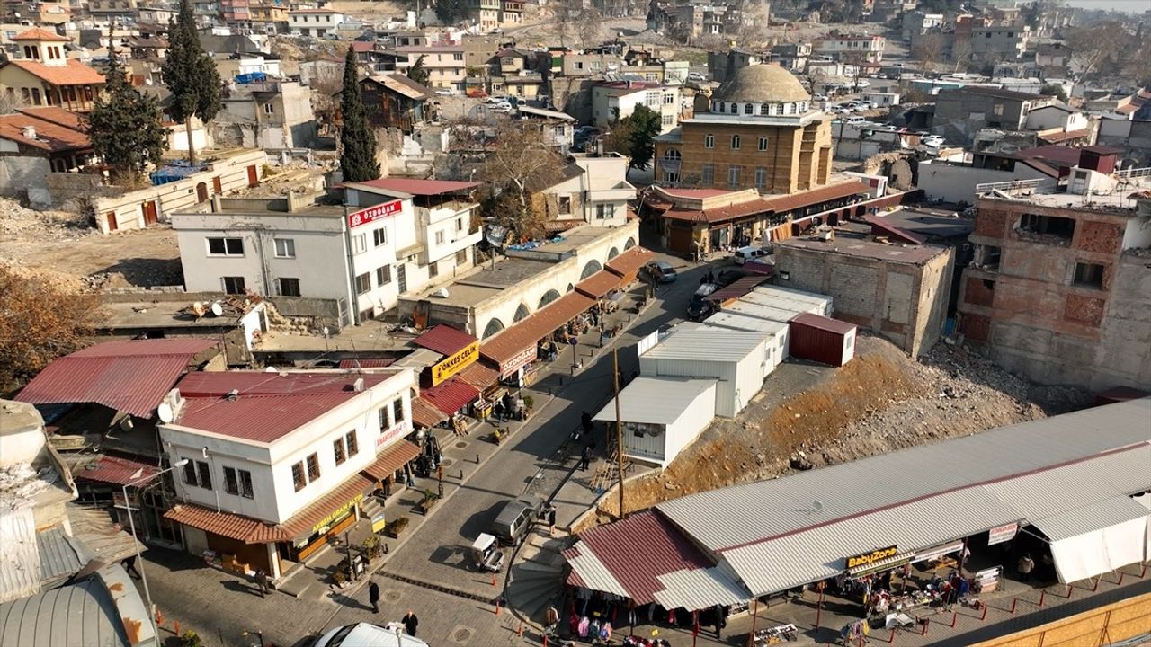 Kahramanmaraş Tarihi Kapalı Çarşı'nın Restorasyonu Devam Ediyor