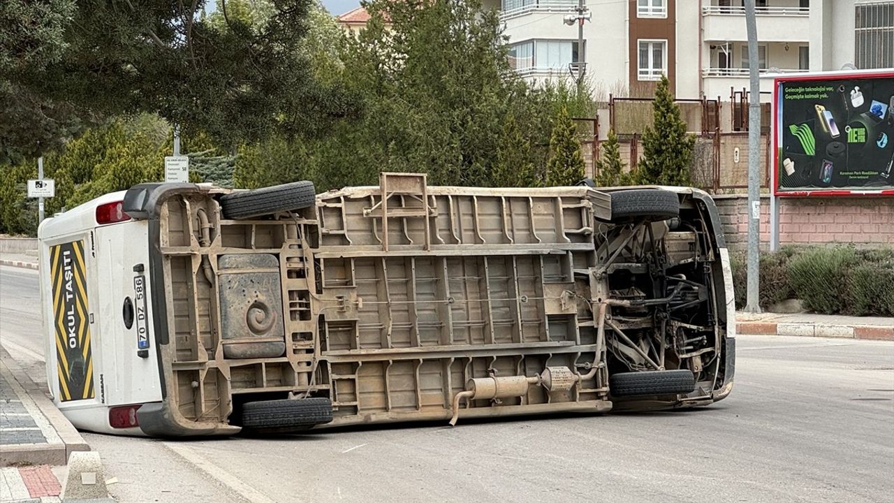 Karaman'da Okul Servisi Kazası: 7 Yaralı