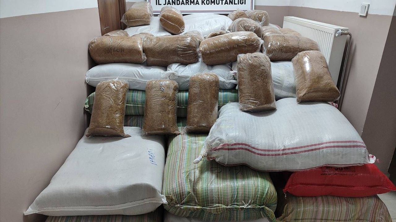 Kayseri'de 1,5 Ton Kaçak Tütün Operasyonu