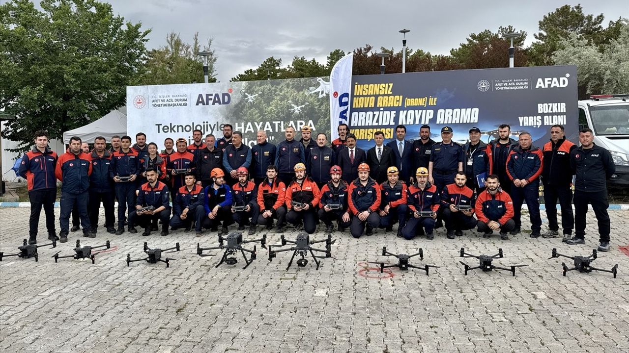 Kırşehir'de Dron ile Kayıp Arama Yarışması Sona Erdi