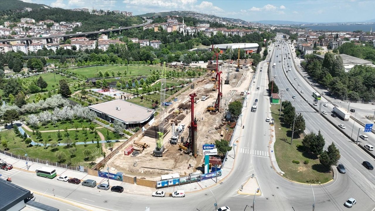 Körfezray Metro Projesi'nde Çalışmalar Aralıksız Devam Ediyor