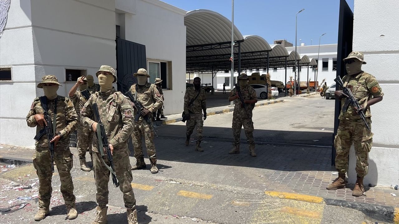 Libya'nın Trablus Şehrindeki Emniyet Güçlerinin Kontrol Altına Aldığı Bölgeler