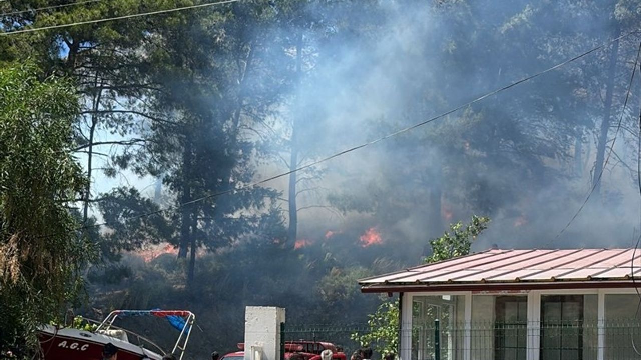 Marmaris'te Orman Yangınına Hızlı Müdahale