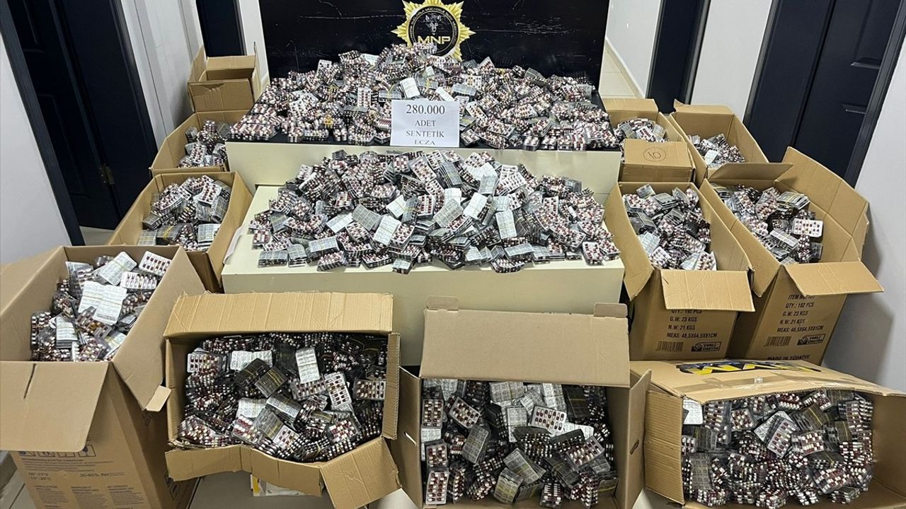 Mersin'de Büyük Uyuşturucu Operasyonu