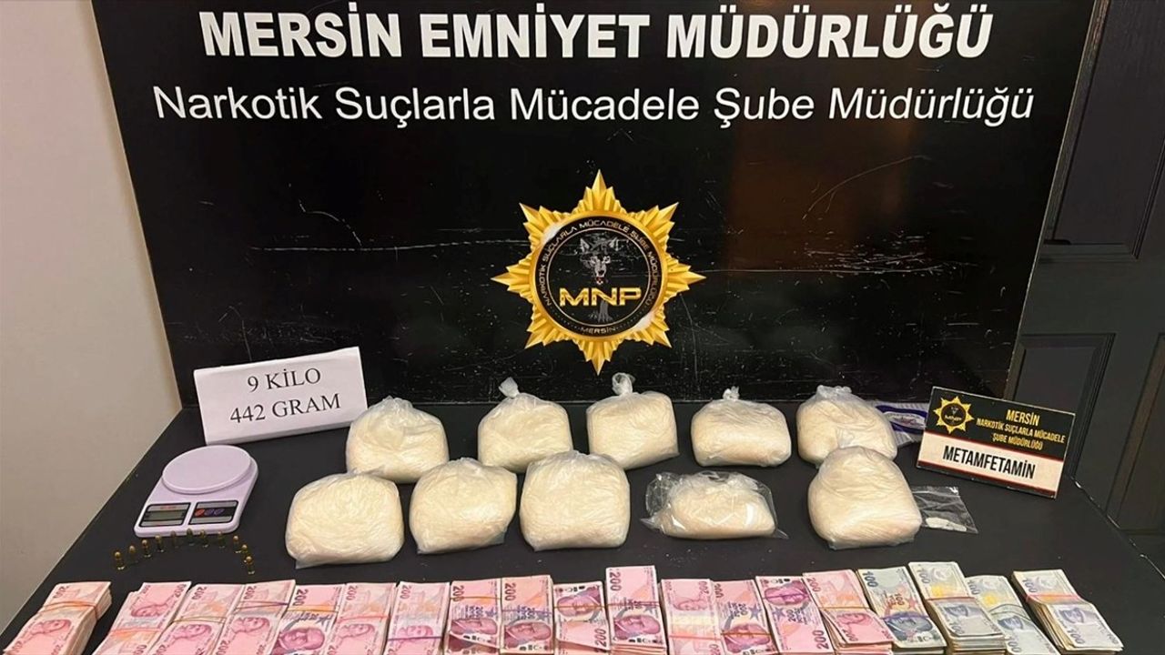 Mersin'de Uyuşturucu Operasyonu: 9 Kilo 442 Gram Ele Geçirildi