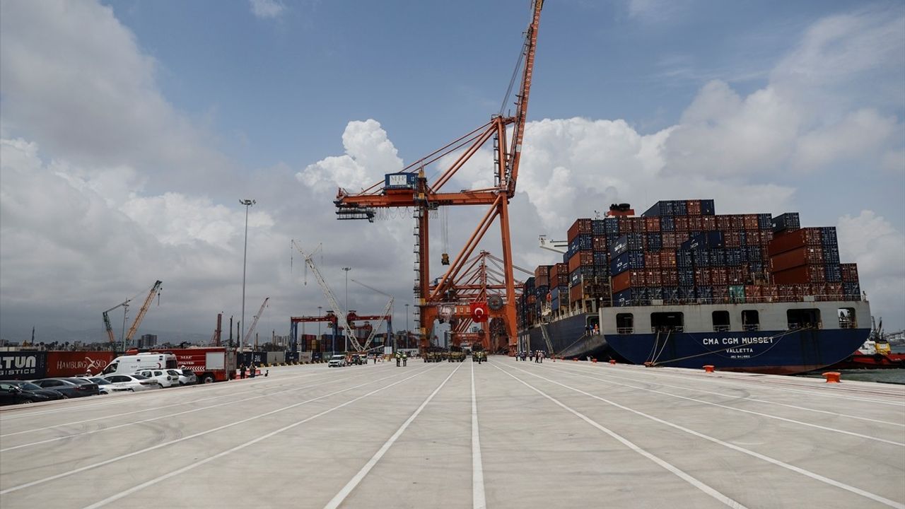 Mersin Uluslararası Limanı Genişleme Projesi'nin İlk Etabı Açıldı