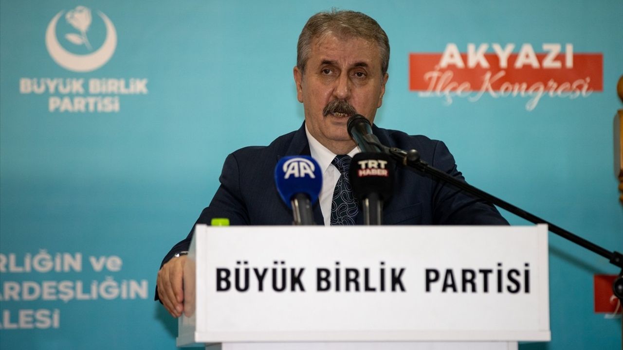 Mustafa Destici Sakarya'da Terörsüz Türkiye Vurgusu Yaptı