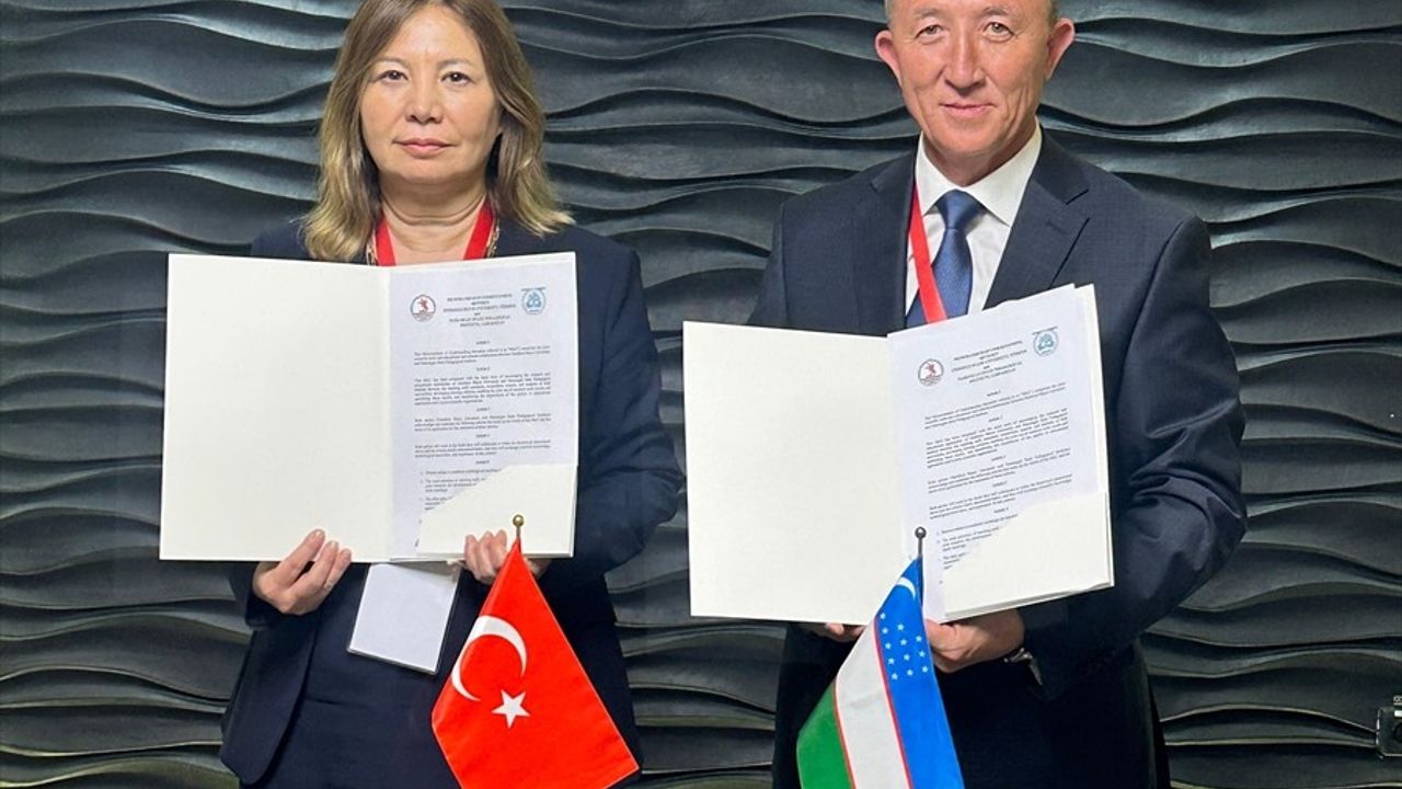 OMÜ ve Namangan Devlet Pedagoji Enstitüsü'nden İşbirliği Protokolü