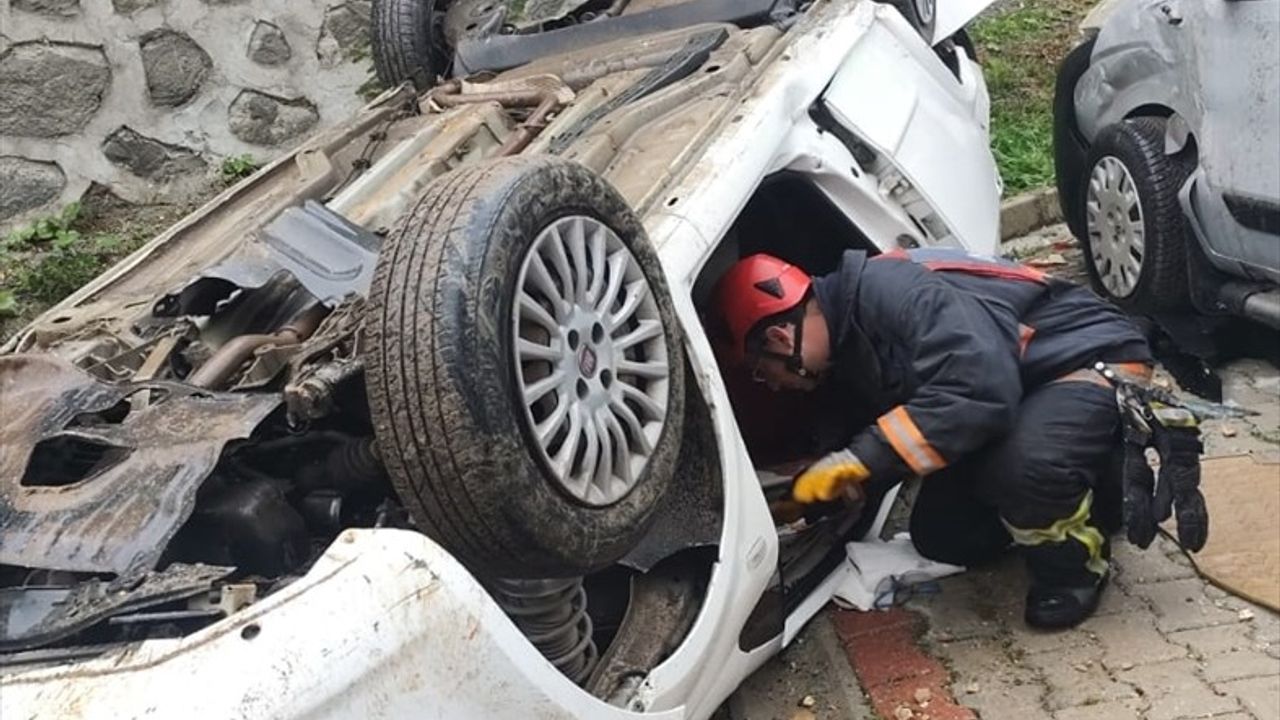 Ordu'da Trafik Kazası: İstitinat Duvarından Düşen Araçta Bir Kişi Hayatını Kaybetti