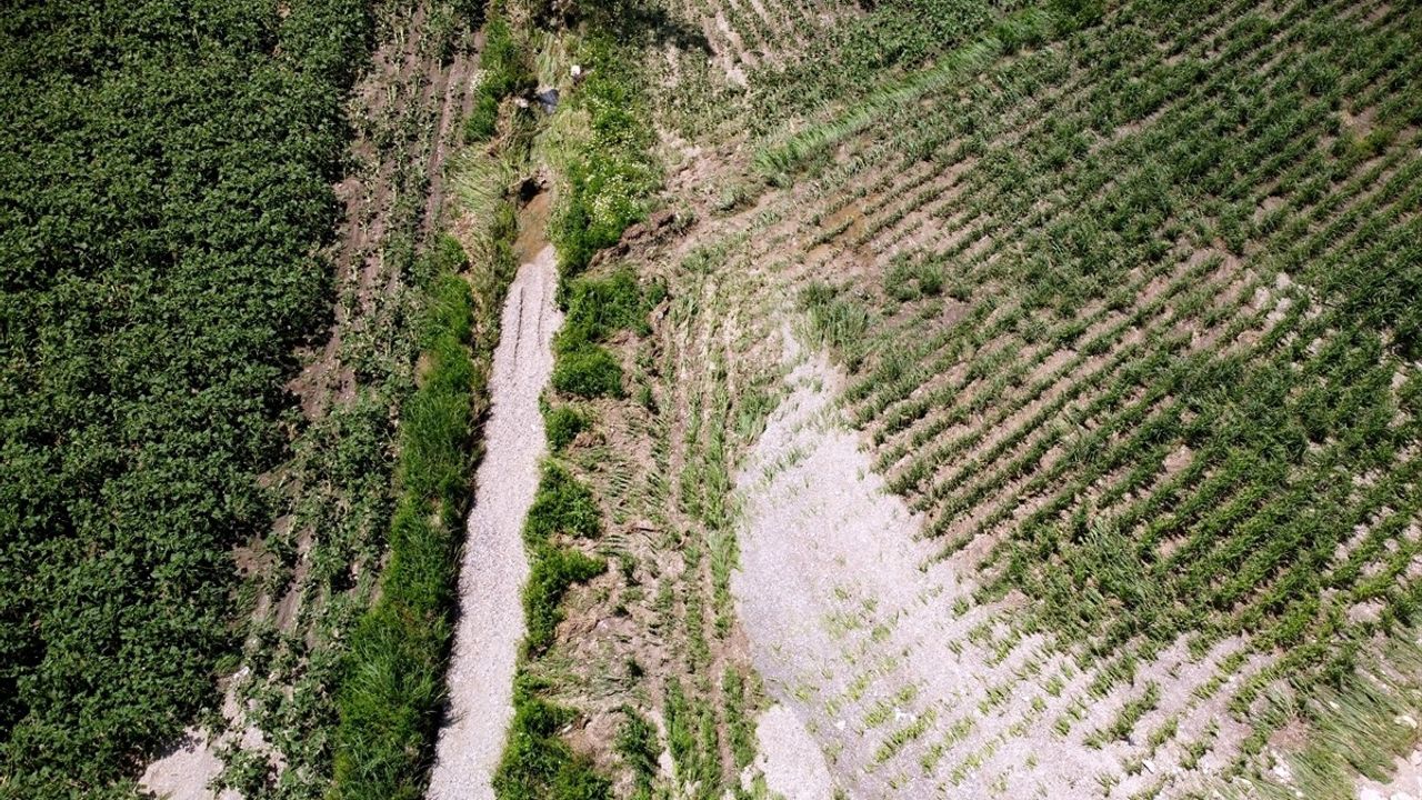 Osmaniye'de Sağanak ve Dolu Tarım Arazilerine Zarar Verdi