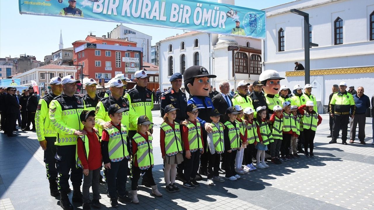 Samsun'da Çocuklara Trafik Eğitimi