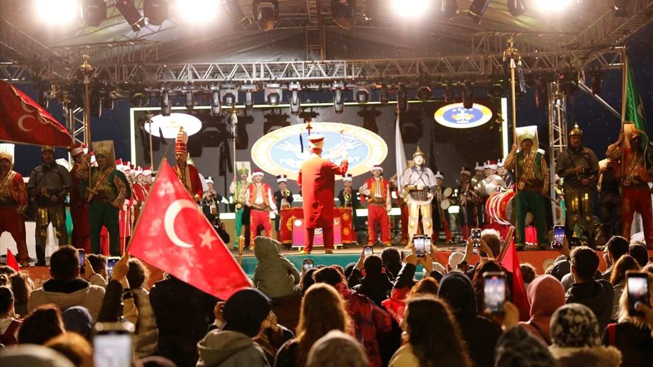 Samsun'da Coşkulu Mehteran Gösterisi