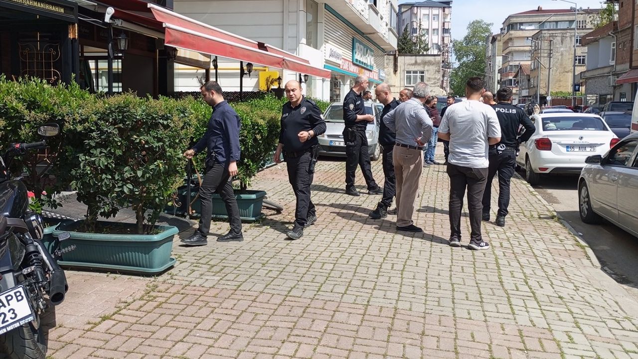Samsun'da İşyerine Saldırı: 1 Yaralı