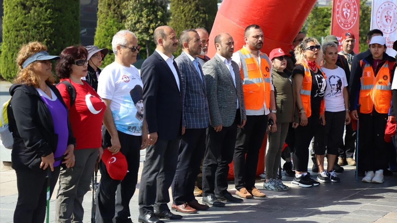 Samsun'da Ulusal Kurtuluş Mücadelesi Yürüyüşü Gerçekleşti