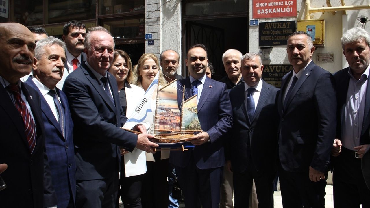 Sanayi ve Teknoloji Bakanı Kacır, Sinop'ta Partileri Ziyaret Etti