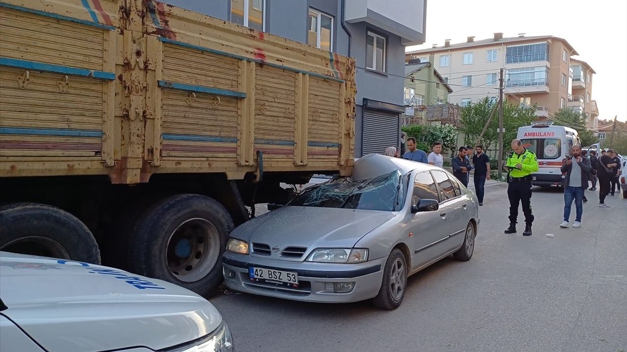 Seydişehir'de Trafik Kazası: İki Yaralı