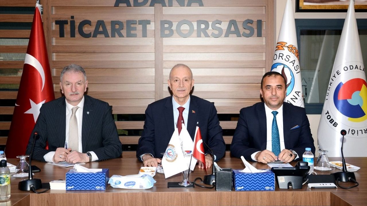 TMO Genel Müdürü Ahmet Güldal'dan Adana Ticaret Borsası Ziyareti