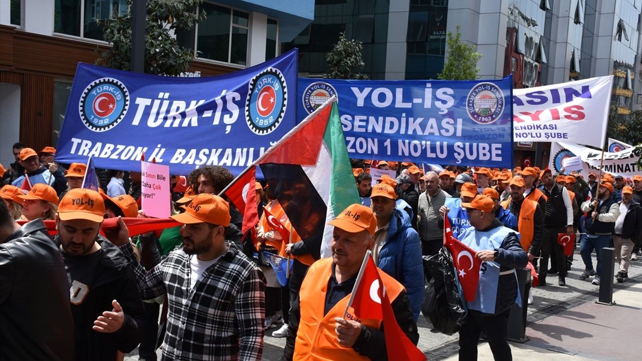 Trabzon ve Çevresinde 1 Mayıs Emek ve Dayanışma Günü Coşkuyla Kutlandı
