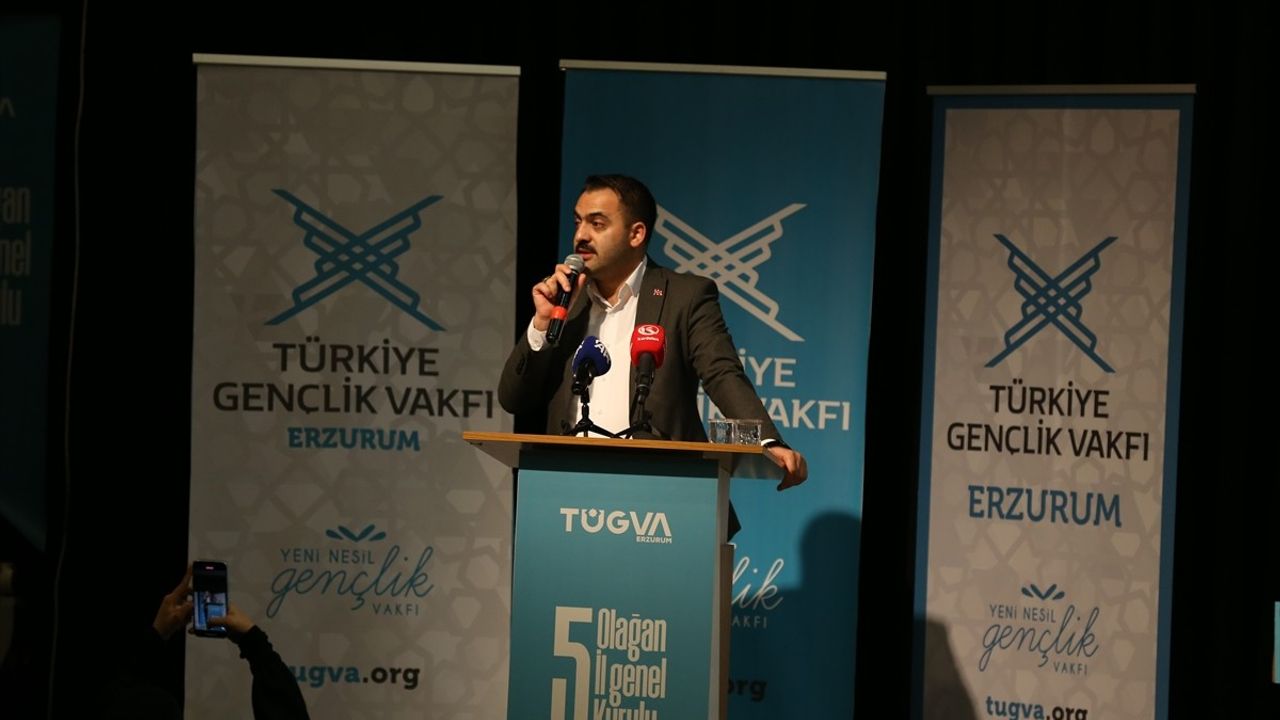 TÜGVA Erzurum'da 5. Olağan İl Genel Kurulu Gerçekleştirildi
