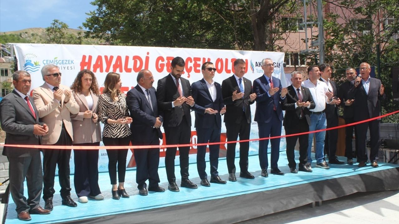 Tunceli'nin Pertek ve Çemişgezek ilçeleri doğal gaza kavuştu