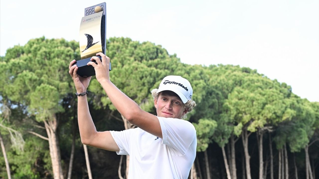 Turkish Airlines Open 2025 Golf Turnuvası'nda Fransız Martin Couvra Şampiyon Oldu