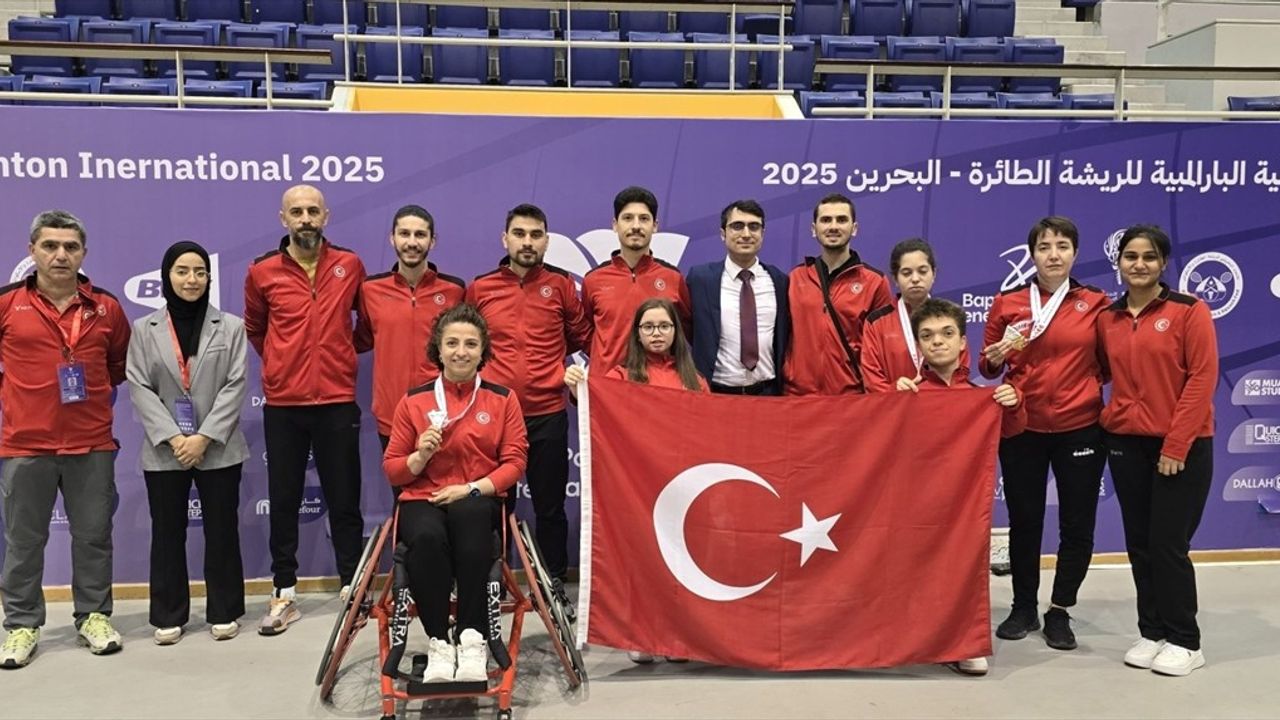 Türkiye Para Badminton Takımı Bahreyn'de 5 Madalya Kazandı