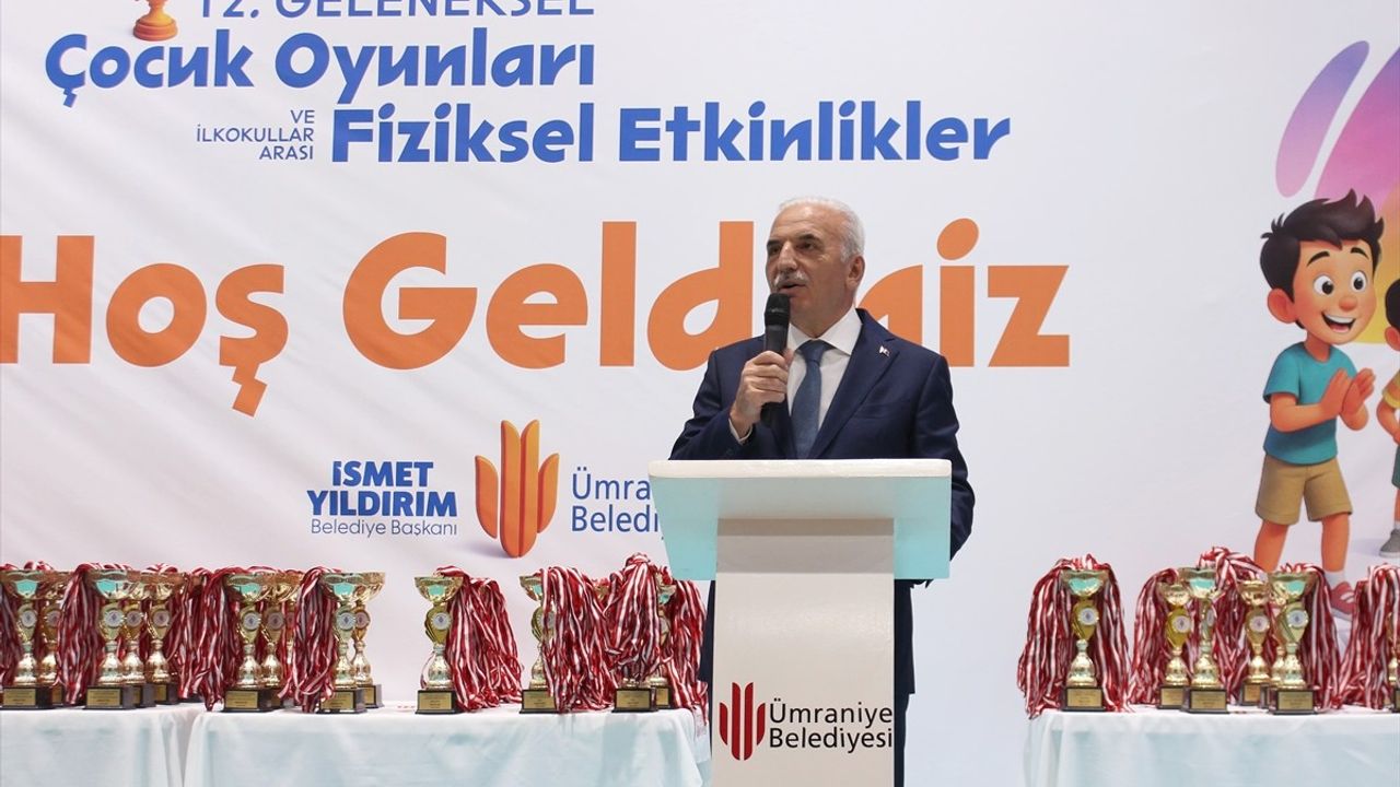 Ümraniye'de Geleneksel Çocuk Oyunları Kapanış Töreni Yapıldı