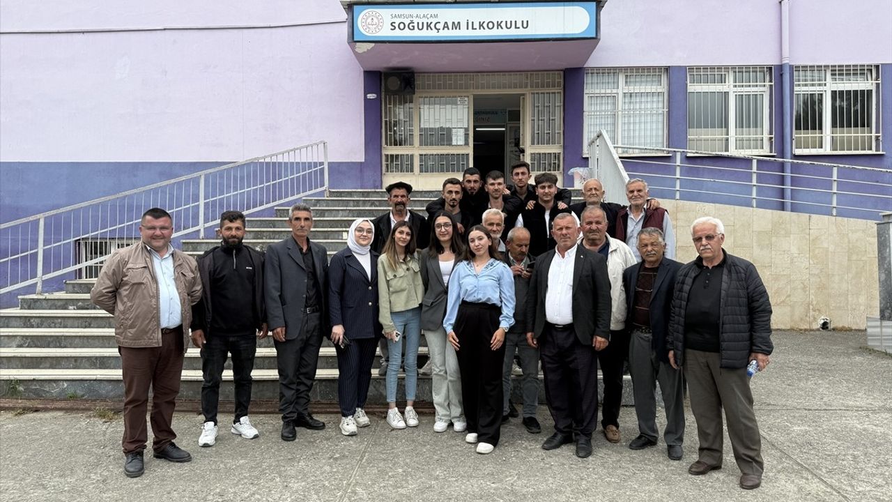 Alaçam'da Genç Muhtar Sevinci