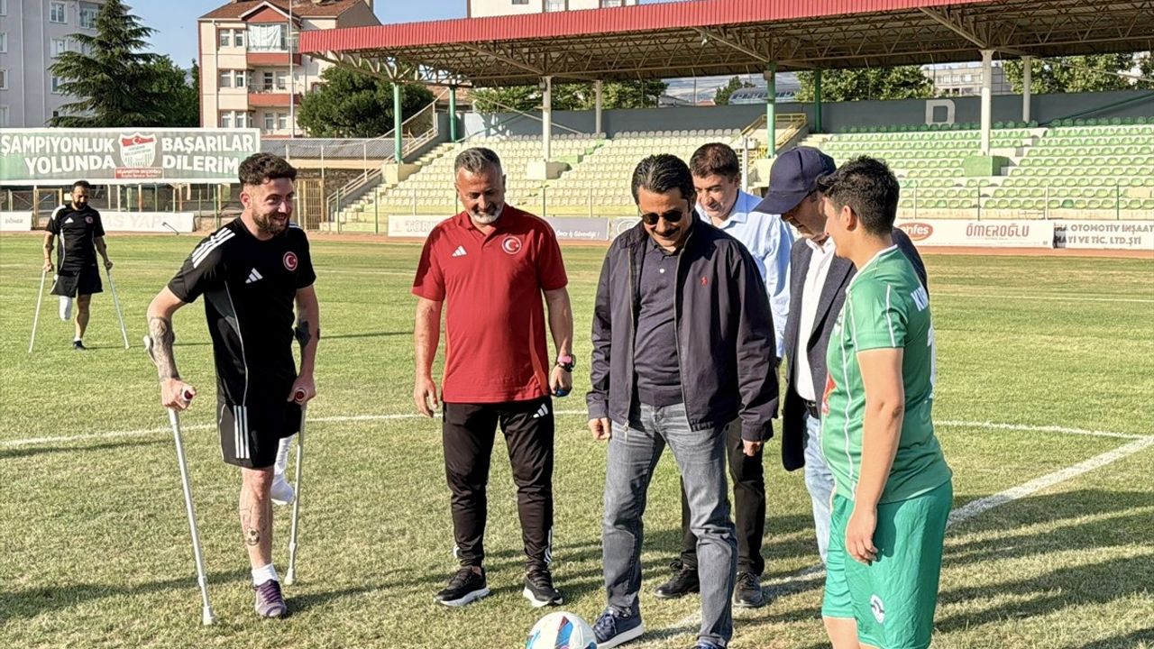 Ampute Futbol Milli Takımı Kırşehir'de Gösteri Maçı Yaptı