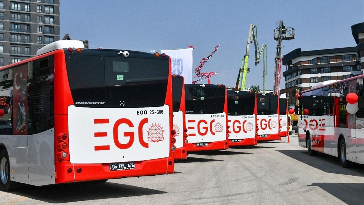 Ankara'da Toplu Taşıma Filosuna 13 Yeni Otobüs Katkısı