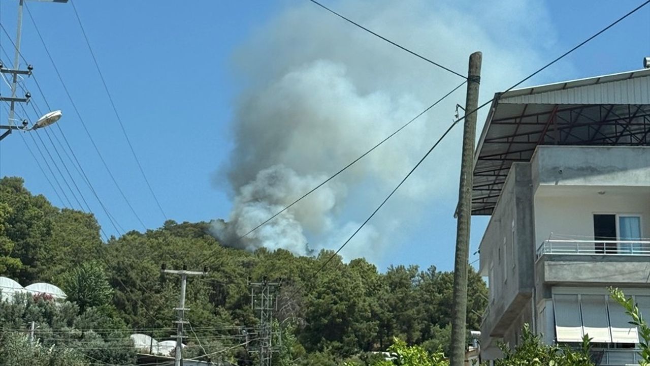 Antalya Kumluca'da Orman Yangını Kontrol Altına Alınıyor