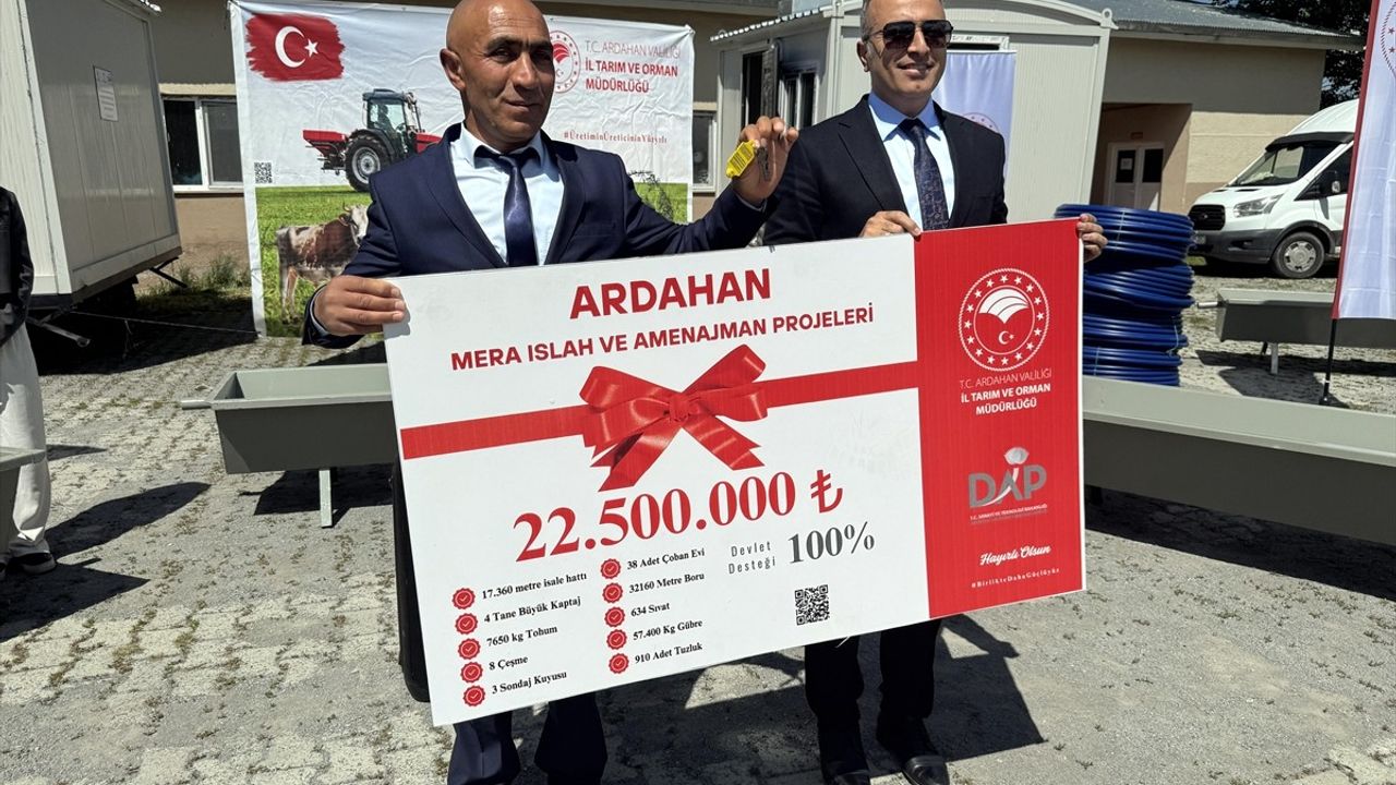 Ardahan'da Hayvancılığa Altyapı Desteği