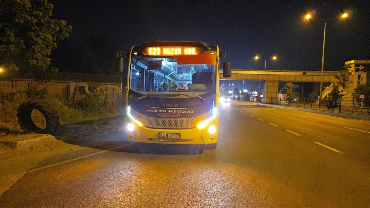 Bursa İnegöl'de Otobüs Kazası: Bir Kadın Ağır Yaralandı