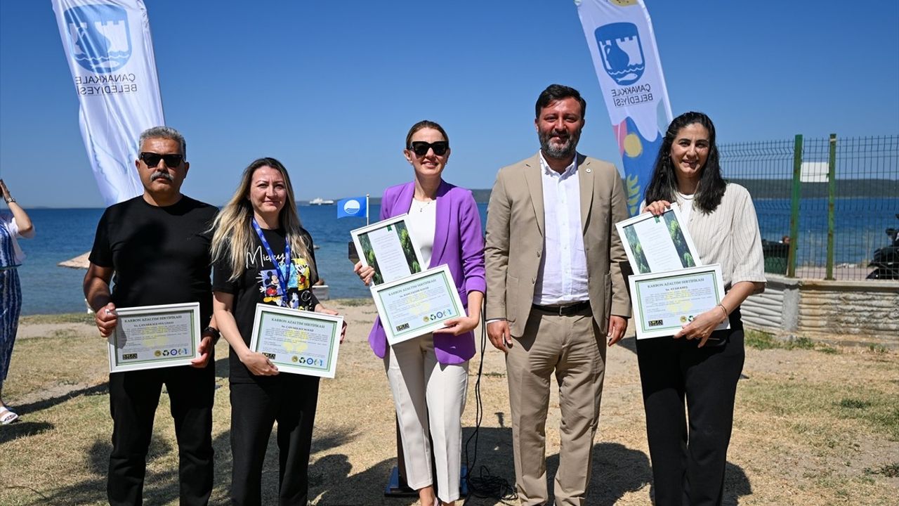 Çanakkale'de Üç Plaj Mavi Bayrak Sertifikasını KAZANDI