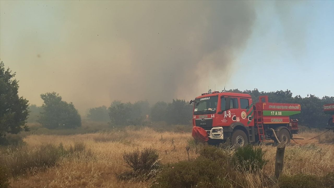 Çanakkale'deki Yangın Kontrol Altına Alındı