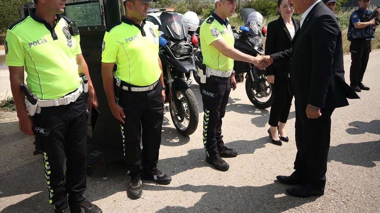Çanakkale Valisi Ömer Toraman'dan Trafik Denetimi Ziyareti
