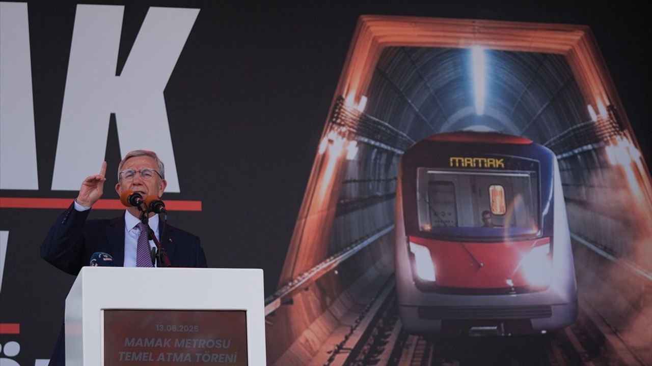 Dikimevi–Natoyolu Raylı Sistem Uzatma Hattı'nın Temeli Atıldı