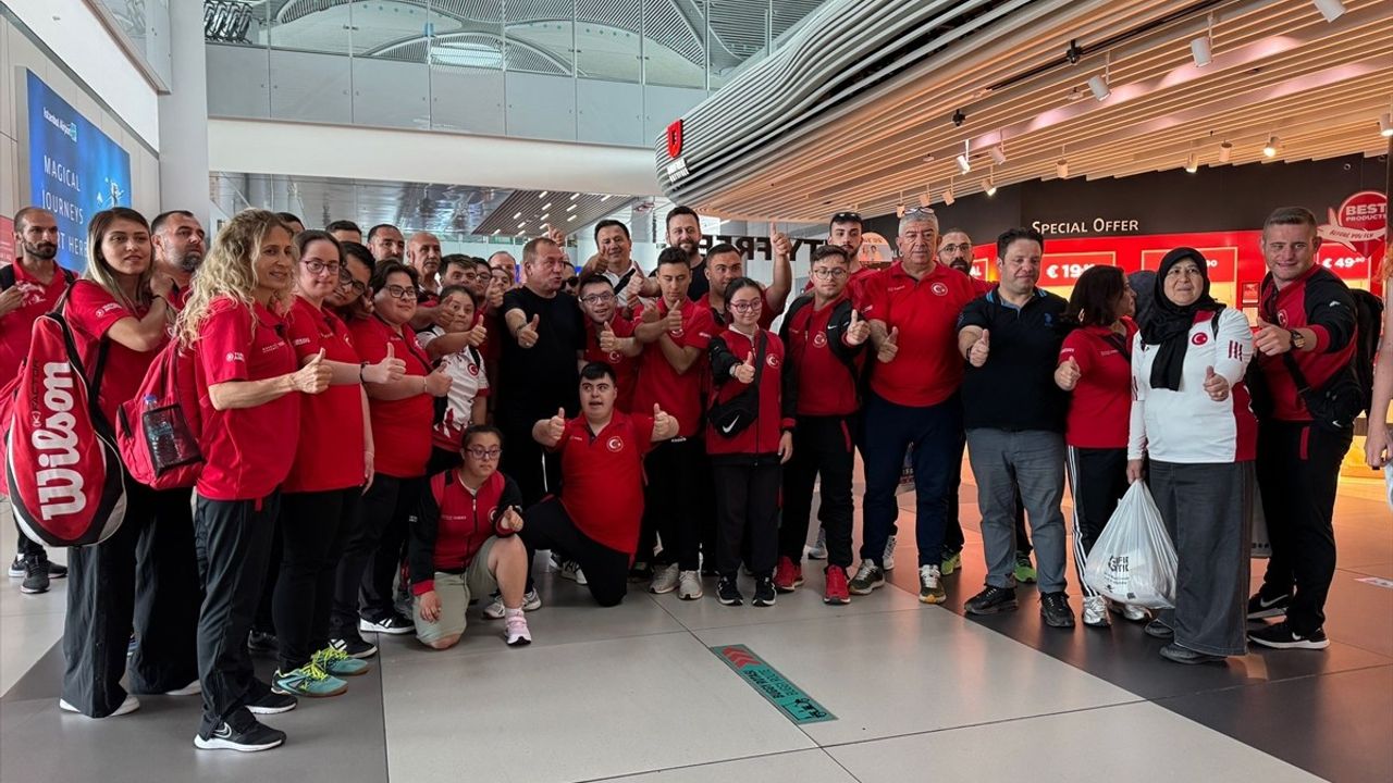 Down Sendromlu Milli Sporcular Avrupa Şampiyonası İçin Çekya'da