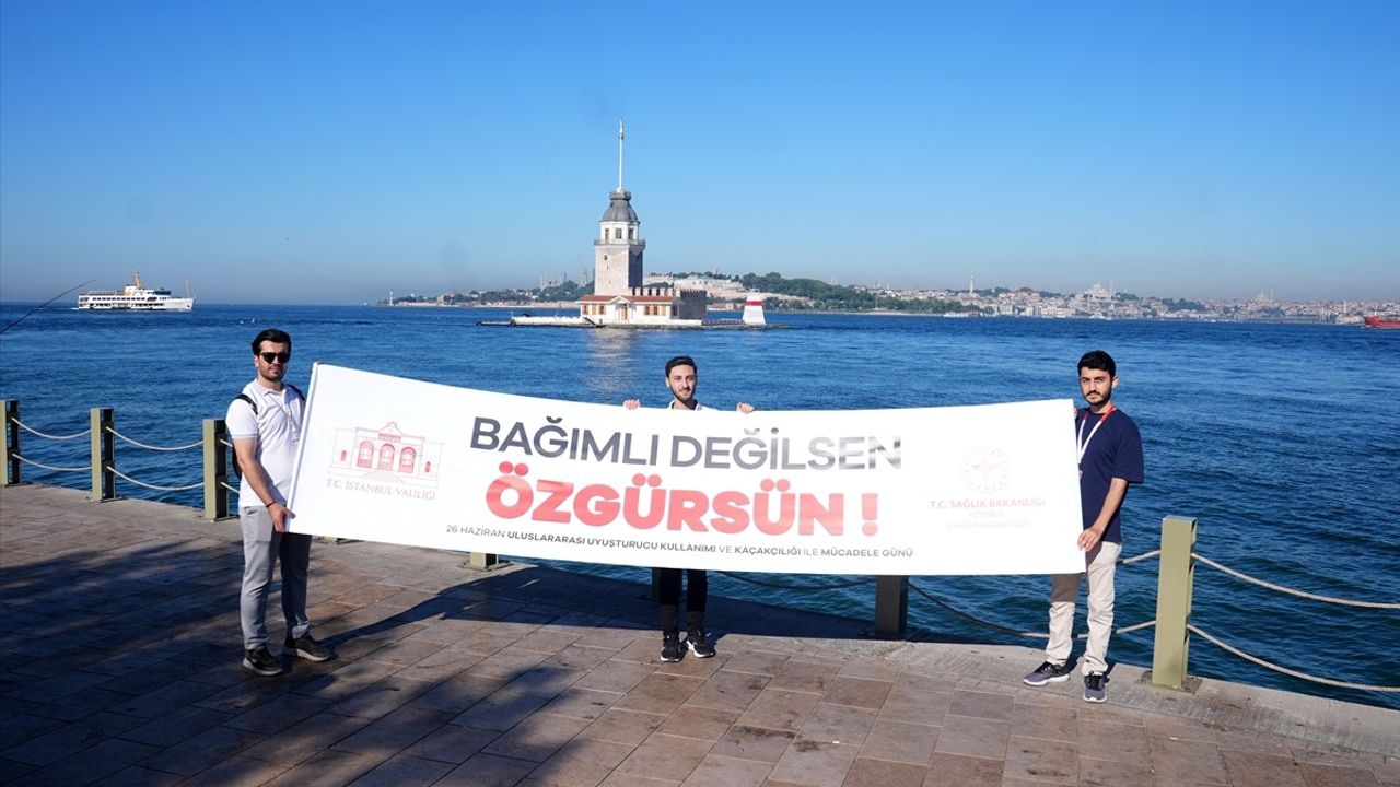Dünya Uyuşturucu ile Mücadele Günü'nde Farkındalık Yürüyüşü