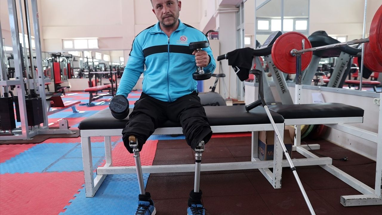 Engelli Rekortmen Haltercinin Hedefi Avrupa Şampiyonluğu