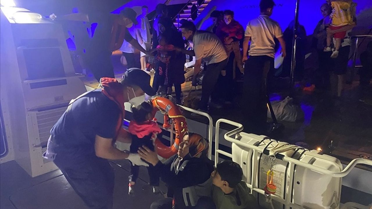 Fethiye'de 31 Düzensiz Göçmen Kurtarıldı
